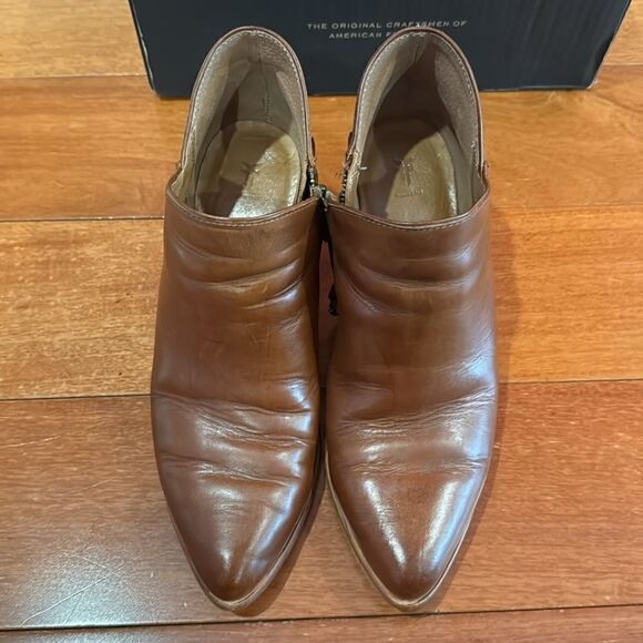 Frye Women's Reed Shootie Ankle Boot Caramel size 9 - Picture 6 of 12